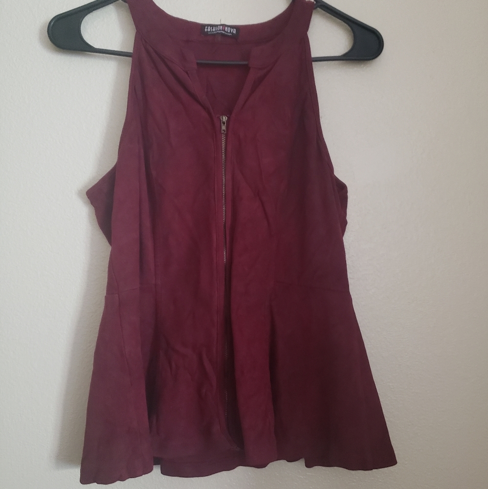 Velvet top